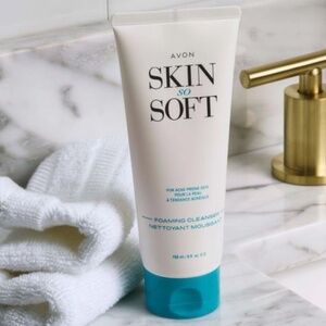 *AVON* Skin So Soft Foaming Acne-Prone Skin Cleanser 5 fl. oz.